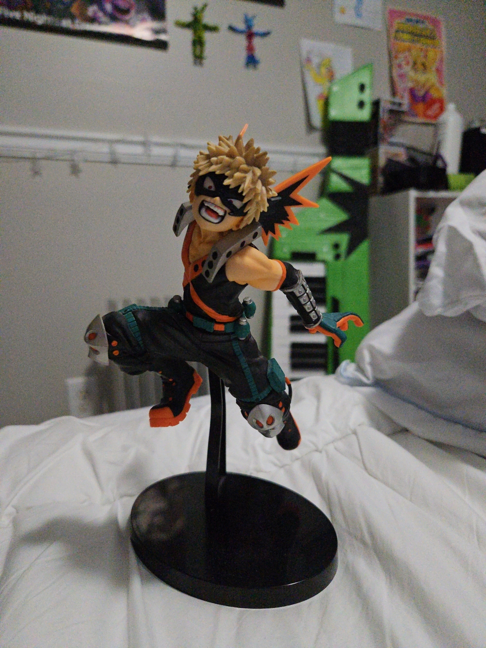 Bakugo Katsuki Action Figure - Orange & Black Hero Pose